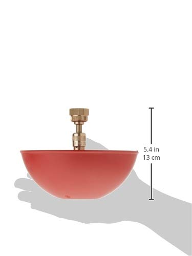 Little Giant® Automatic Poultry Fount | Game Bird Fount | Heavy Duty Plastic | Waterer Bowl with Hose Attachment | 2 Pints