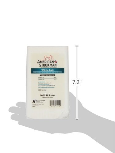 North American Salt 90012 White Brick Pet Nutritional Supplement, 4-Pound
