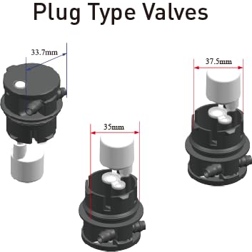 48V Battery Watering System 48 Volt Kit - Plug Type Push-in Valves (24 Cells)- Forklift Battery Watering System and Golf cart Battery Watering Filler
