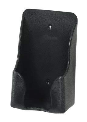 LBH Market Small Plastic 4lb Mineral Salt Block Holder for Deer, Whitetail, Goat, Horse - Salt Lick Block, Stall Wall Fasteners Included (Black)