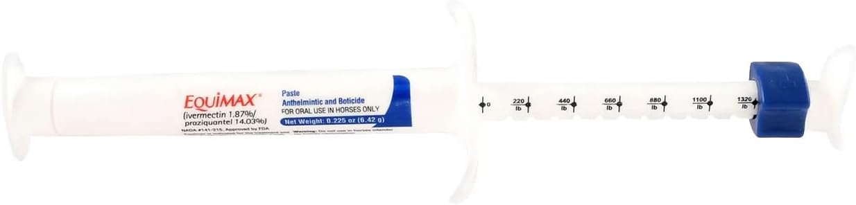 Equimax 14.03 Praziquantel/1.87 Ivermectin Paste