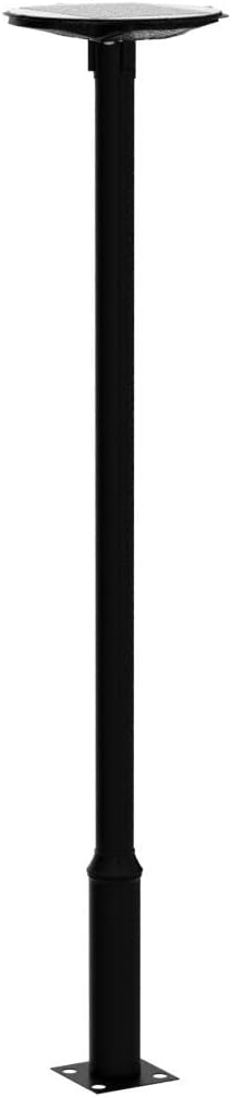 HCOOR Solar Lamp Post Light with 98 inch Pole IP67 Waterproof Outdoor Post Lamp Auto Dusk to Dawn Landscape Path Lights with Remote for Lawn Pathway Driveway Yard