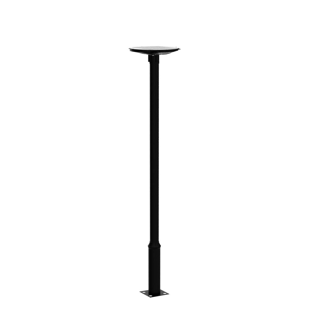 HCOOR Solar Lamp Post Light with 98 inch Pole IP67 Waterproof Outdoor Post Lamp Auto Dusk to Dawn Landscape Path Lights with Remote for Lawn Pathway Driveway Yard