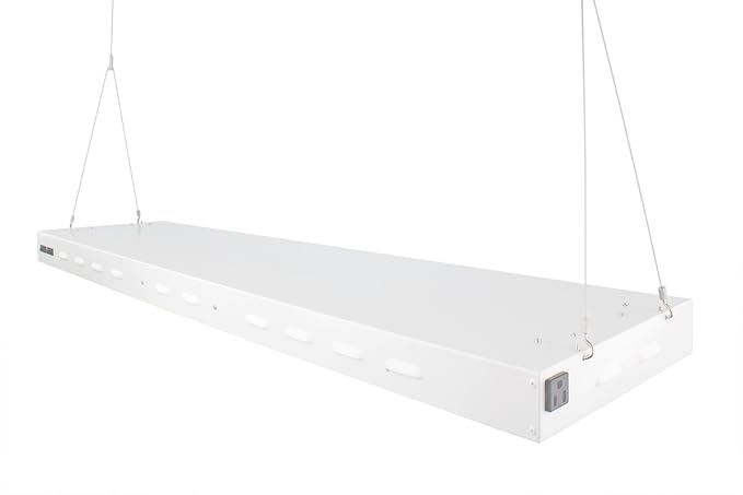 4 Ft 2 Bulb 100W T5 Grow Light Panel, 6500K Full Sun, 10000 Lumen, 120V