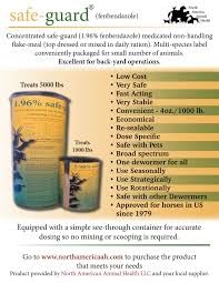 Safe-Guard 1.1 Mult Dewormer with USA Supply Premium Checmial Resistant Gloves and Pest Identification Card