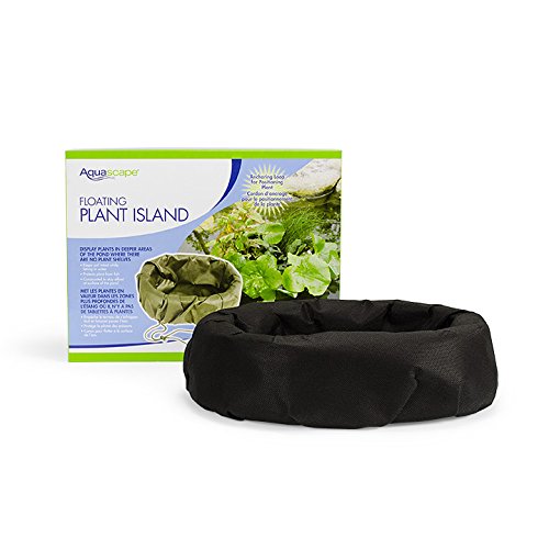 Aquascape Floating Island Planter for Ponds, Gardens, and Water Features | 89006, Black