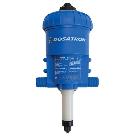 Dosatron Inline Fertilizer, Insecticide, and Fungicide Injector for Irrigation and Hydroponic Systems - (Fixed Ratio 1:100)