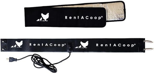 RentACoop Thermo Bucket Belt Heated Strap for 2-5Gal Bucket Chicken Waterers with 6ft Power Cord