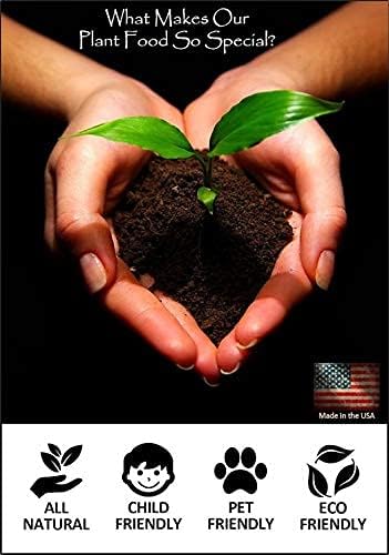 100 EarthPods - Premium Flower Fertilizer Spikes - Boost Blossoms (Great for Roses, Potted Annuals, Perennials, Flower Bulbs, Hanging Baskets) - Made in USA