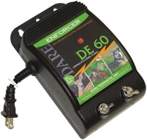 Dare Products Enforcer 110 Volt Electric-Powered Fence Energizer 3 Acres Black