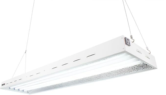 4Ft 4Lite T5 Grow Lights Panel, 6500K Full Sun Light, 20000 Lumen Output