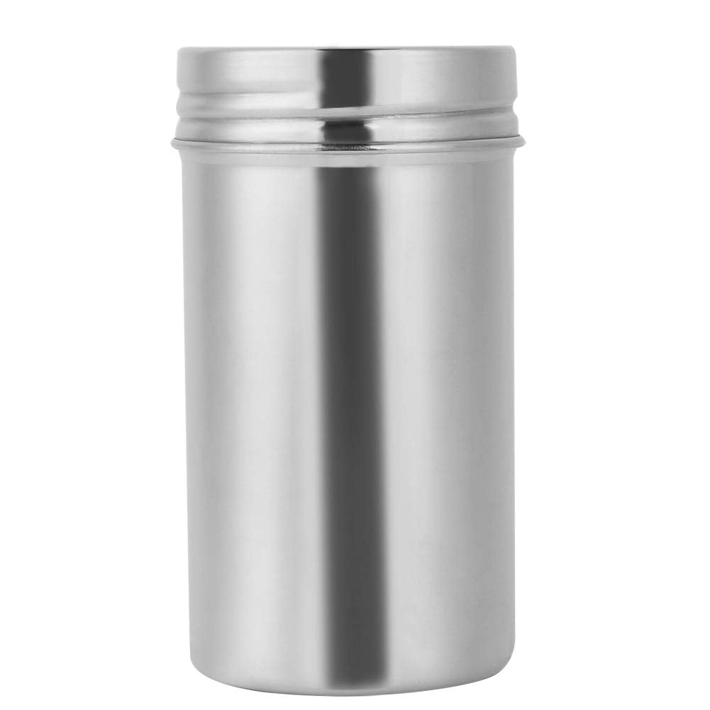 QANYEGN 304 Stainless Steel Sealed Storage Jar, Airtight Kitchen Food Storage Container, Portable Coffee Grounds Container(Large size)