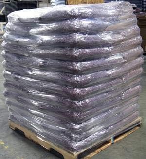 Playsafer Brown Rubber Mulch 77 Cu. Ft. - 2000 Lbs. Pallet - 50 Bags