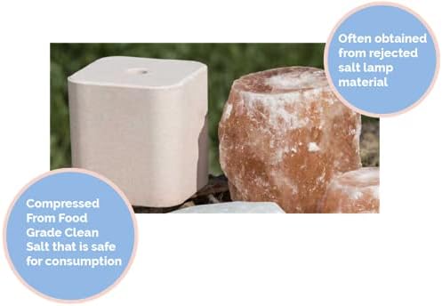 Himalayan Secrets® 5.5LB (2.5KG) Compressed Pink Himalayan Salt Lick | for Livestock and Wildlife Animals | 100% Pure & Natural Feed Salt Block | Natural Minerals and Trace Elements