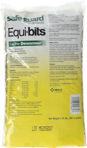 Intervet Safeguard Dewormer Pellets for Horses, 1.25-Pound (Pack of 2)