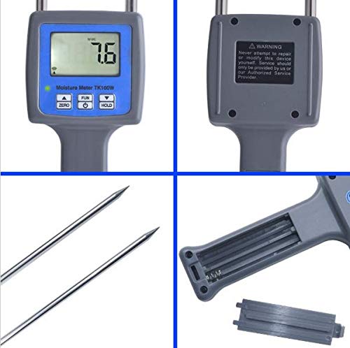 TK100W Wood Sawdust Powder Moisture Meter Water Content Tester