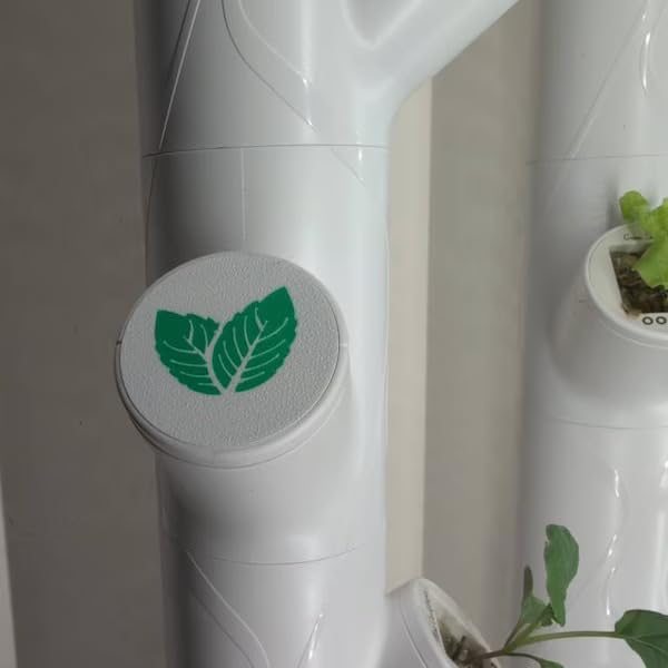 Grow Cubes for Hydroponic System/Compatible with Gardyn (10 Grow Cubes / 10 White caps)