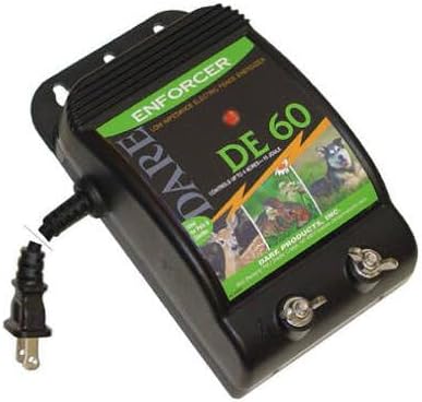 Dare Products Enforcer 110 Volt Electric-Powered Fence Energizer 3 Acres Black