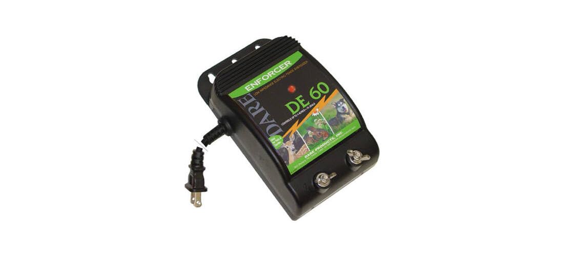 Dare Products Enforcer 110 Volt Electric-Powered Fence Energizer 3 Acres Black