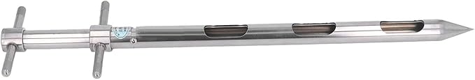 Soil Sampler Probe, Soil Probe Sampling Tool, 304 Stainless Steel Proof 0.54m for Powder Grain, T Handle Soil Test Kits for Soil Sampling Plant Care Lawn Garden Farm