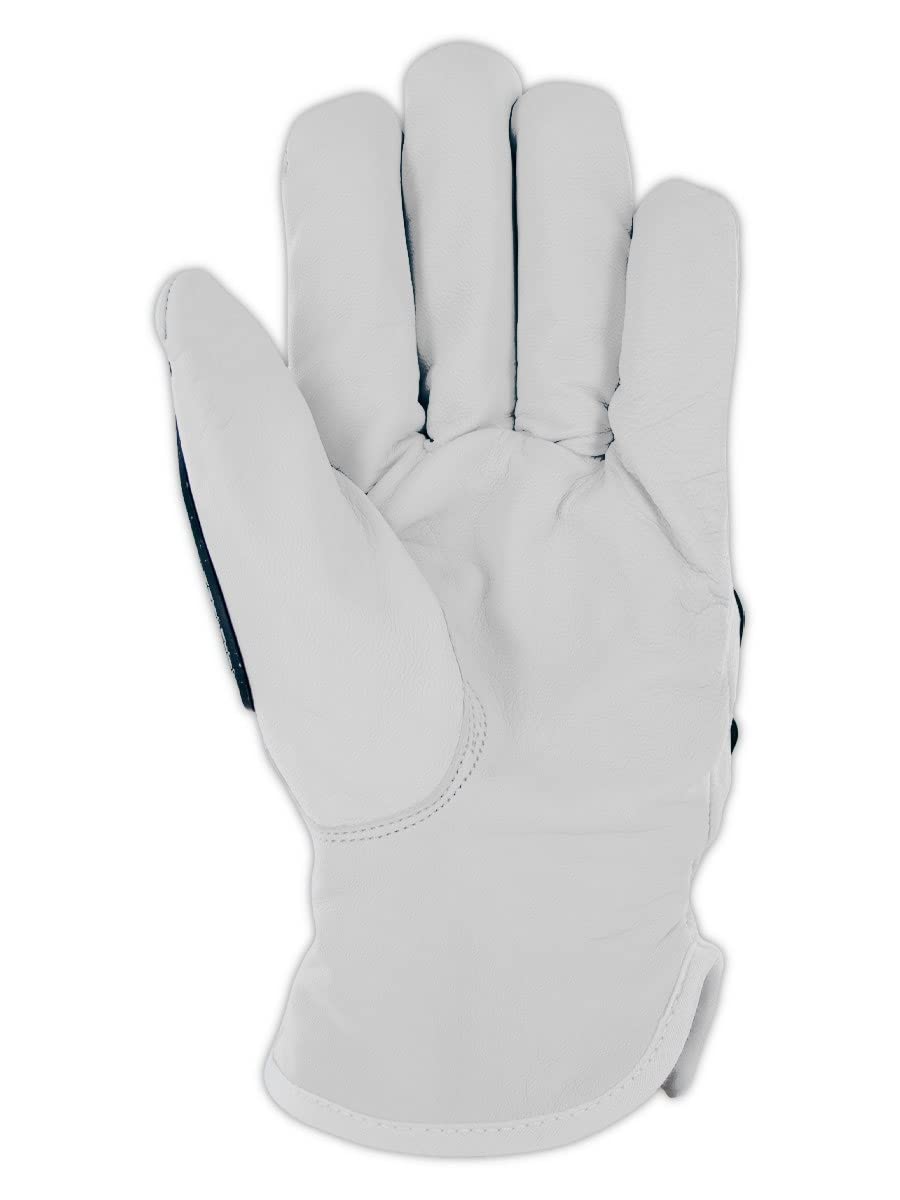 MAGID T-REX Rebel Series TRX814 Goatskin para-Aramid Lined Driver Impact Glove – Cut Level A6-8/M (48 Pair)