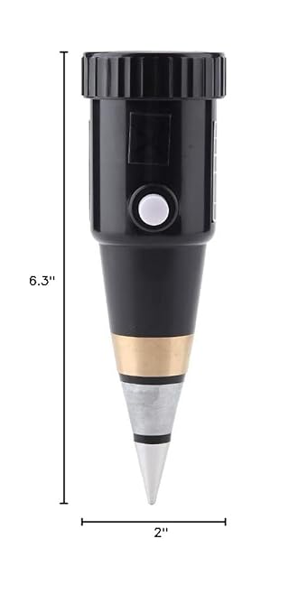 VT-05 Professional Soil pH Meter Tester, Soil pH and Moisture Meter Hygrometer, Soil Tester PH Instrument Hygrometer Monitor Humidity for Vineyards, Orchards, Field Production, Lawn, Gardens