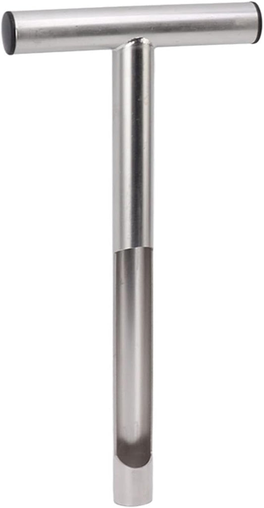 Soil Sample Probe - Soil Test Kit, 304 Stainless Steel Soil Probe, Soil Sampler with T-Handle, 12in Soil Testing Kit for Lawns and Gardens for House Plants Lawn Garden Farm.