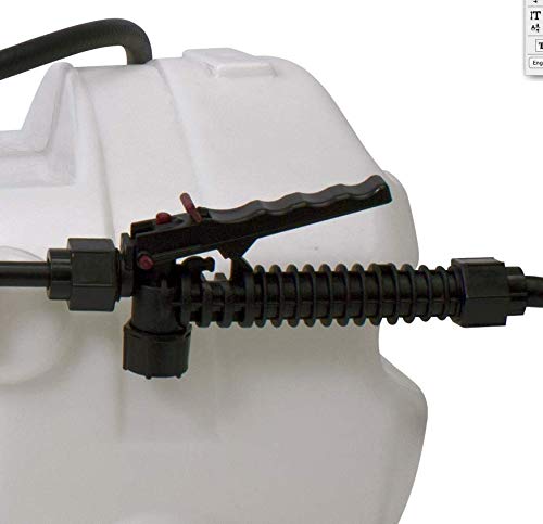 Chapin 97500E Made in The USA 25 Gallon Deluxe Dripless ATV/UTV 12 Volt Mounted Spot Sprayer with 5 Inch Wide Mouth, High Performing 12 V Diaphragm Pump and Filtration System, Translucent White