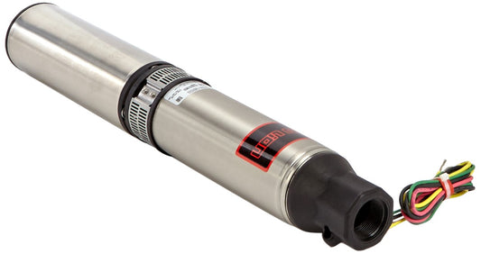 Red Lion RL22G10-3W2V 4-inch Submersible Deep Well Pump with Control Box, 1 HP, 22 GPM, 3-Wire, 230-Volt, Steel, 14942409