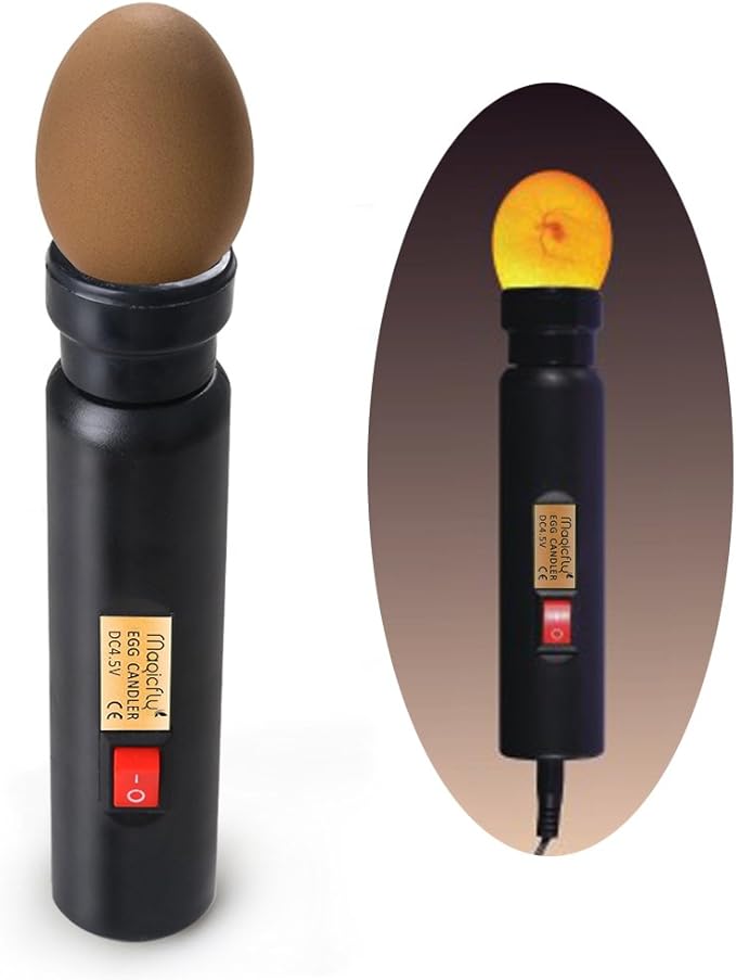Magicfly Bright Cool LED Light Egg Candler Tester, Powered Only by Power Supply