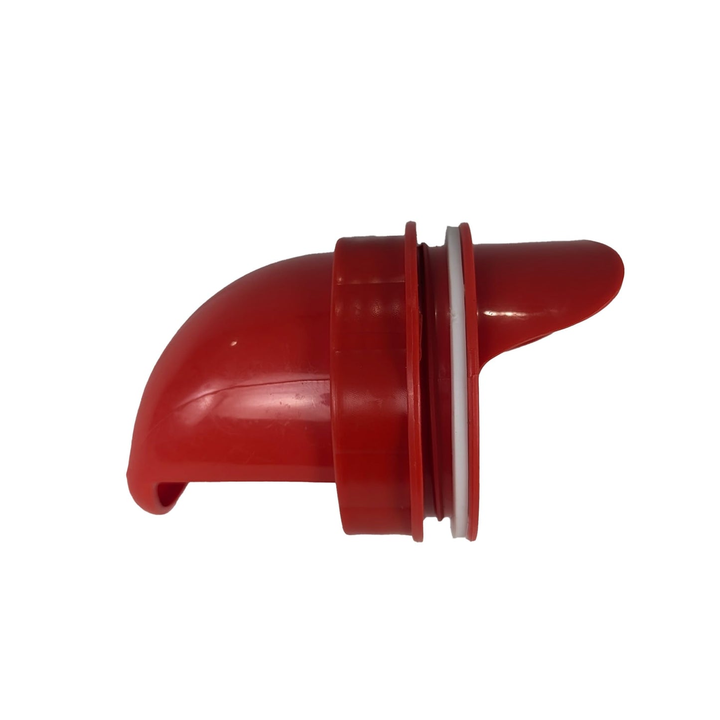 Hen's Choice™ DIY Chicken Feeder Port and Waterer Kit, Rain Proof/Reduced Waste, for 5 Gallon Bucket, Trash Can, Container | Includes Hole Saw & Drill Bit (Red (x6))