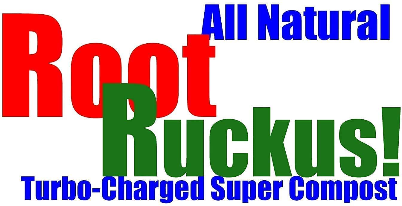 GS Plant Foods Root Ruckus Compost Fertilizer Organic Plant Food - Turbo Charged Compost for Plants - Humic Acid & Sea Kelp Nutritional Root Supplement for Lawns, Soil, Shrubs & Vegetables - 5 Gallons