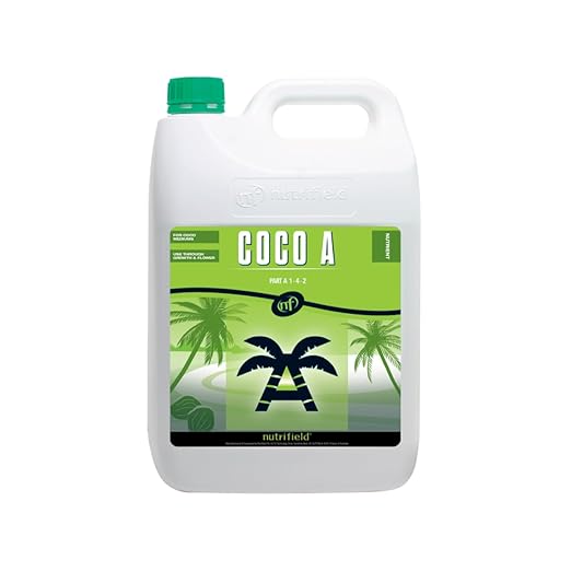 Liquid Fertilizer 5 Liter A 1-4-2 & B 3-0-0.5 Plant Food 2 Part Base Nutrients Veg and Flower Indoor Outdoor Hydroponic Coco Coir Garden Plant Soil Nutrient (5 Liter)