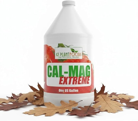 GS Plant Foods Cal-Mag Extreme Liquid 1 Gallon Fertilizer with Calcium, Magnesium, Iron and Sulfur Supplement, Corrects Secondary Nutrient & Trace Element Deficiencies, N-P-K of 2-0-0
