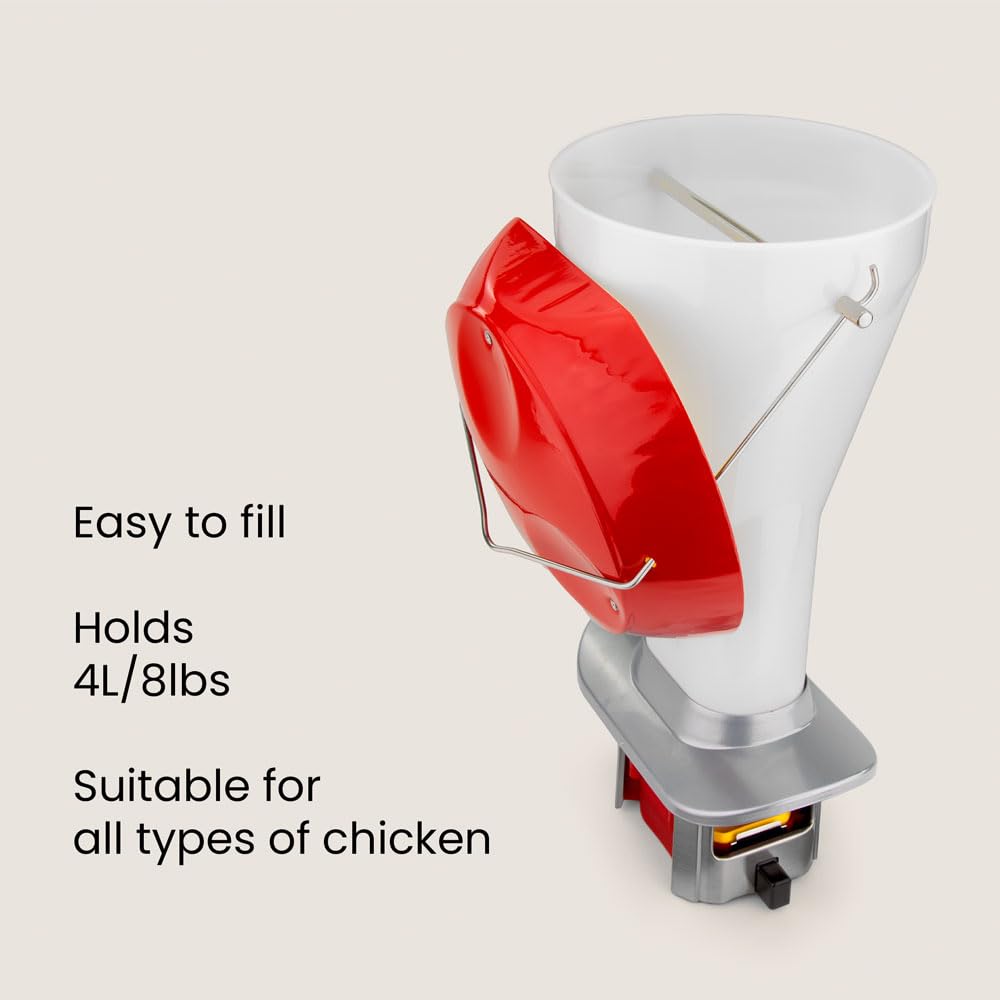 Roamwild Rat Proof Chicken Feeder kit - Rat Proof Poultry Feeder – Weather Proof - 8lbs Capacity - NEW PRODUCT