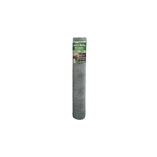 YardGard Chicken Wire 1 Inch Mesh 72 Inch X 150 Foot 20 Gauge Galvanized Steel Wire Fence Ideal for Crafting, Garden Protection, Bird Enclosures, Chicken Coops, Poultry Netting and Rabbit Fencing