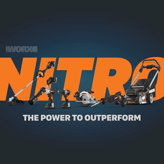 Worx Nitro 20V Cordless Paint Sprayer Power Share with Brushless Motor - WX020L.9 (Battery & Charger Sold Separately)