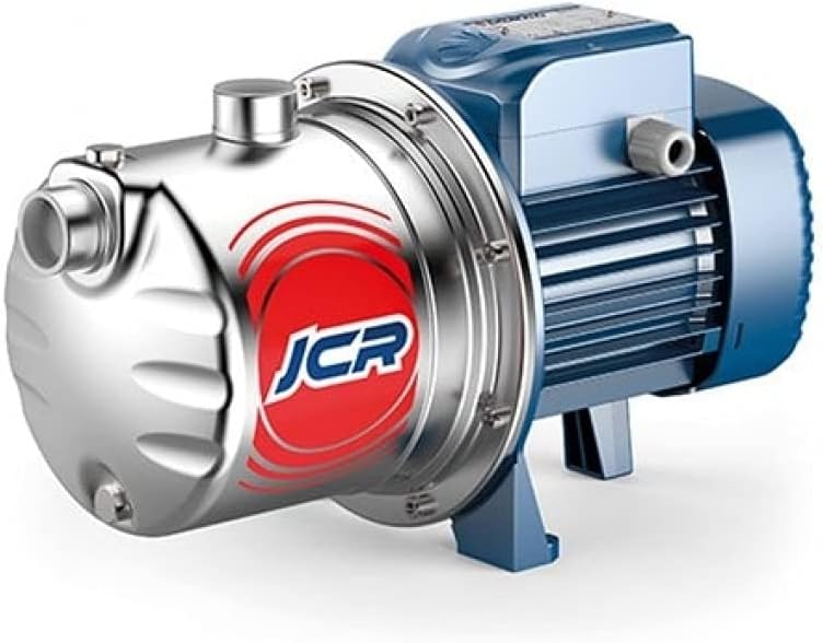 JCRm2A Pedrollo Self-priming Water Pump 220V 60 Hz 1.5 HP 1" x 1", Head up to 155 ft. Flow Rate up to 18 GPM