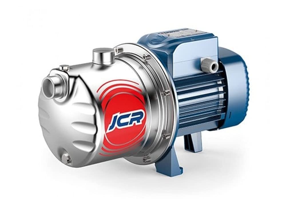 JCRm2A Pedrollo Self-priming Water Pump 220V 60 Hz 1.5 HP 1" x 1", Head up to 155 ft. Flow Rate up to 18 GPM