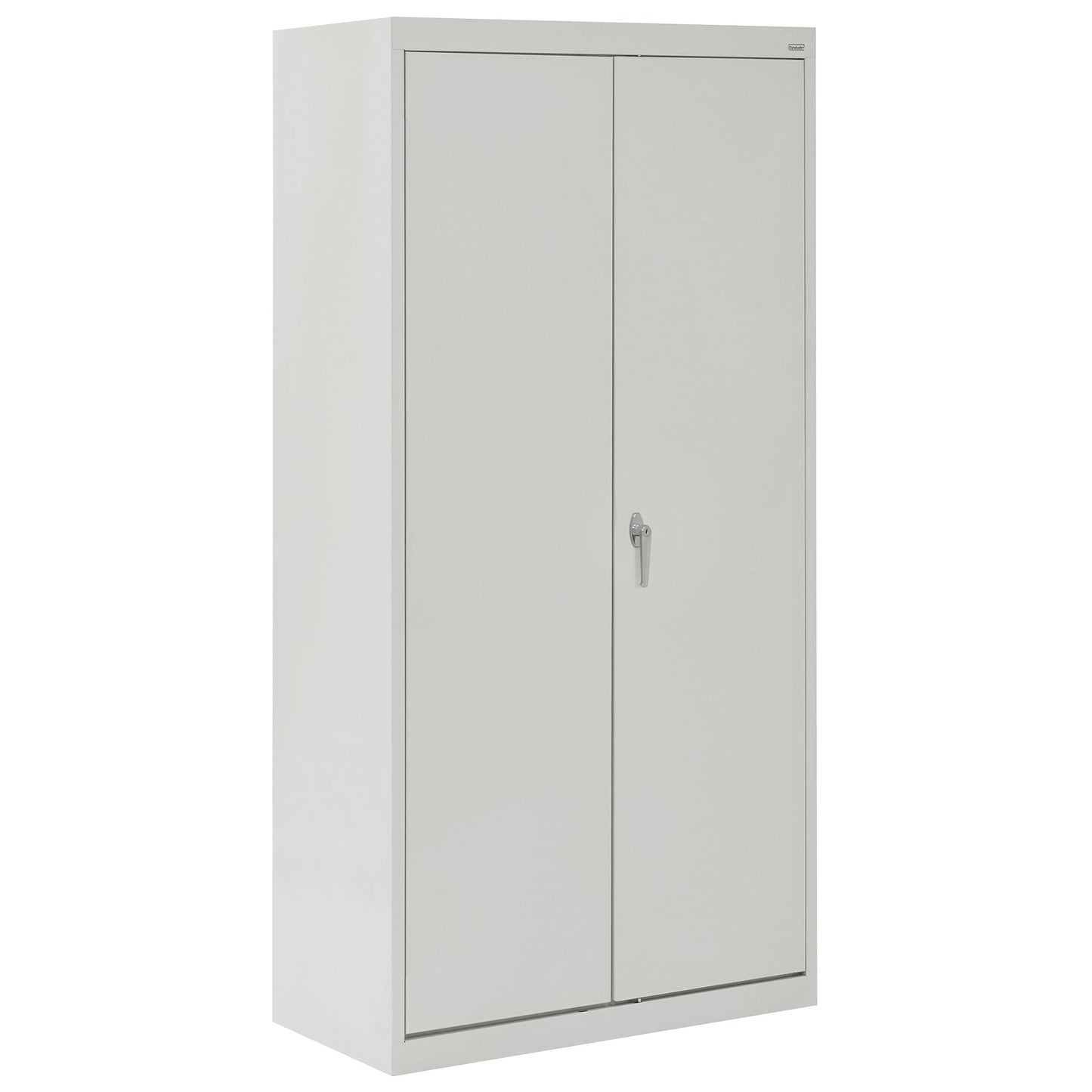 Sandusky CA41362472-05 Classic Series Metal Storage Cabinet with Adjustable Shelves, Locking Handle, 24" D x 36" W x 72" H, Dove Gray