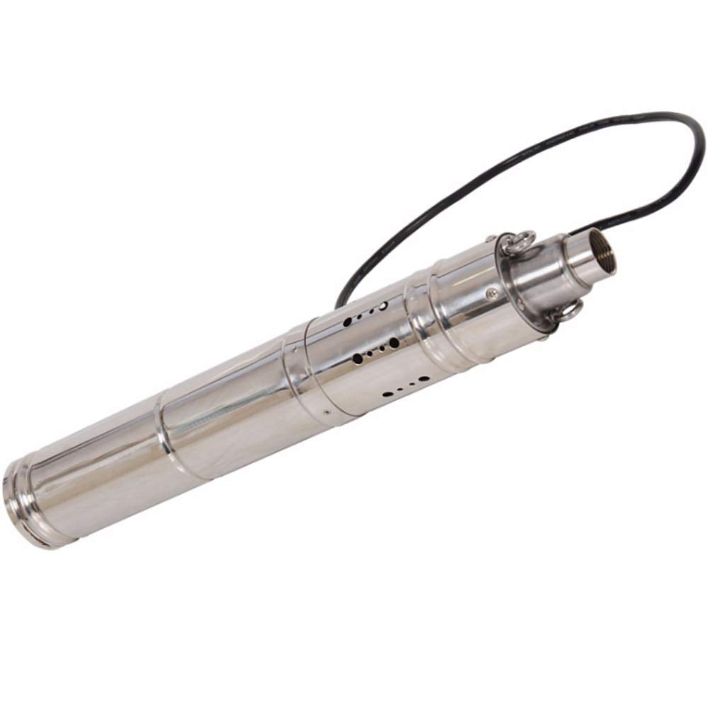HSH-Flo 24VDC 792GPH 393Ft Head/Life Solar Powered Submersible Bore Hole Deep Well Water Pump (120Meters 864Watt)