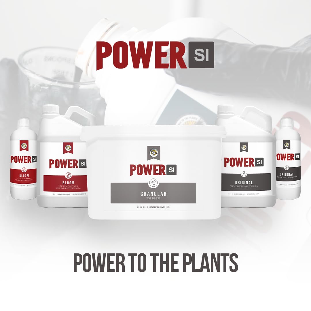 PowerSi Original 5L – Premium Silica Supplement for Stronger Plants & Maximum Nutrient Uptake – Enhances Growth, Resilience & Yield – Highly Concentrated & Fast-Acting