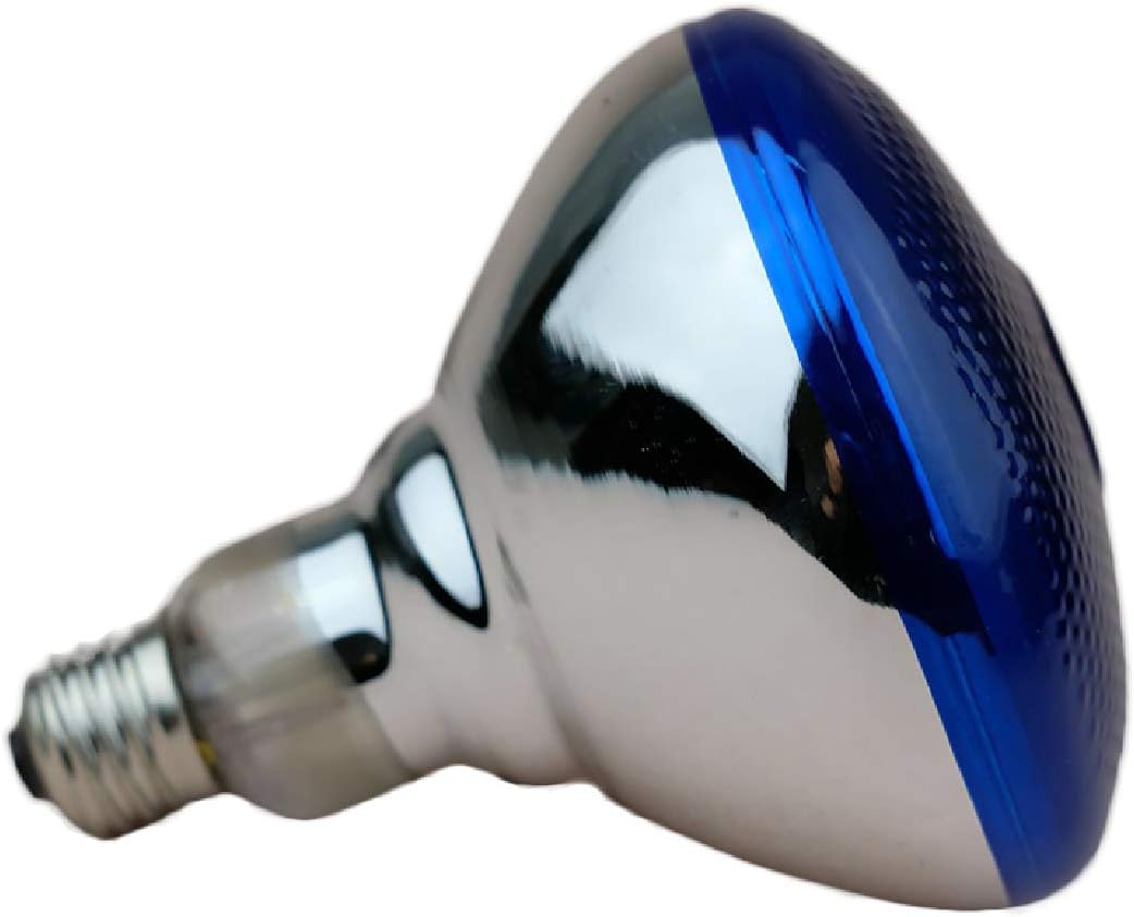 Fengrun Infrared Bulb Red Hard Explosion-Proof Glass Infrared Heat Lamp Bulb for Chicks, Chicken, Pet,Bathroom Warming Light Bulb (Blue-150w)
