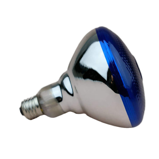 Fengrun Infrared Bulb Red Hard Explosion-Proof Glass Infrared Heat Lamp Bulb for Chicks, Chicken, Pet,Bathroom Warming Light Bulb (Blue-150w)