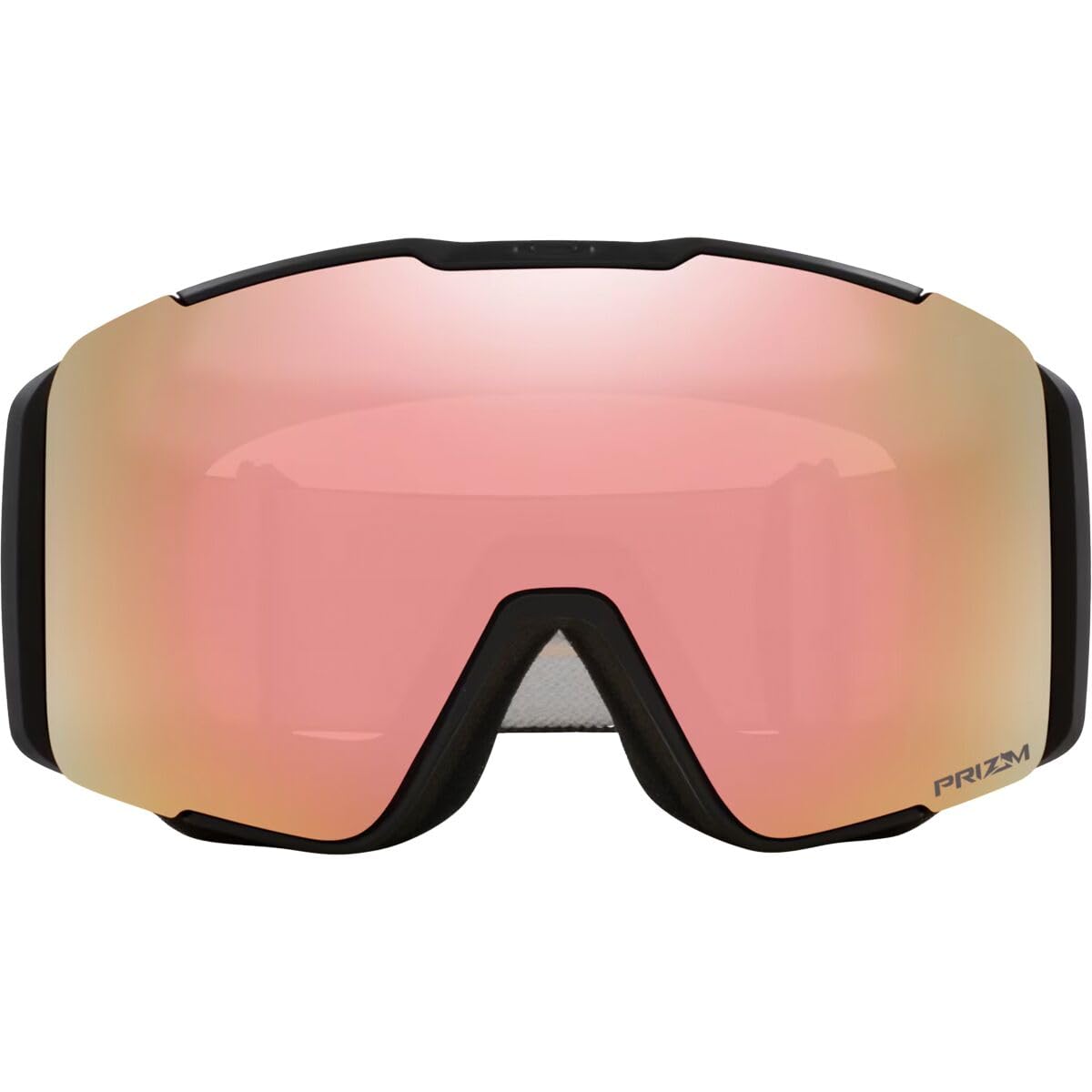 Oakley Line Miner Pro Snow Goggle, Matte Black Strap w/Prizm Snow Rose Lens, Medium