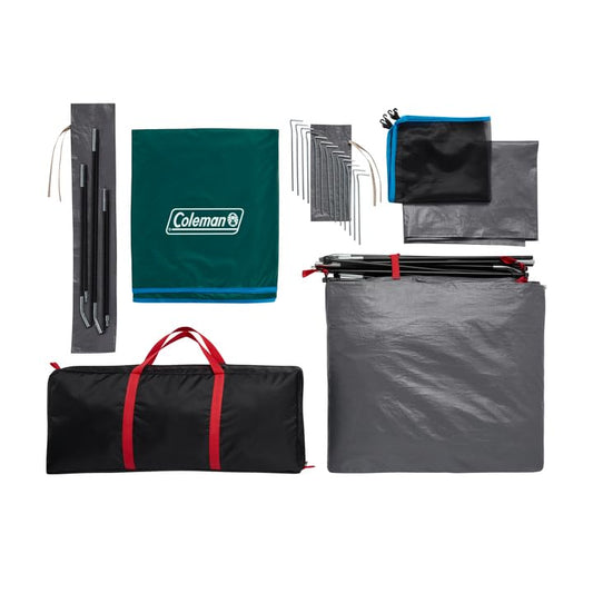 Coleman Skydome Tent with 5 Minute Setup, 2/4/6/8 Person Weatherproof Tent with Rainfly & Carry Bag, 20% More Headroom Than Traditional Canopies