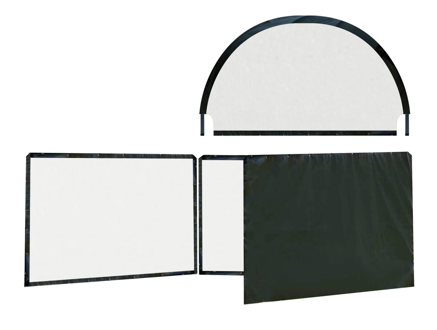 ShelterLogic 10' x 10' Enclosure Kit for Outdoor Corral Shelter Cover (Corral Frame and Panels, Top Cover NOT Included) Green