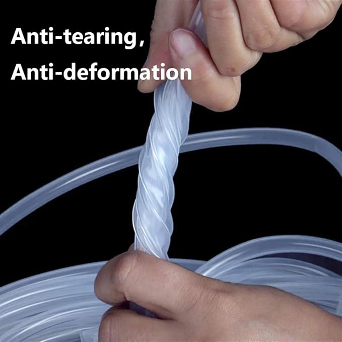 1/2" ID Silicone Tubing, Food Grade 1/2" ID x 5/8" OD 16 Feet Length Pure Silicone Hoses High Temp for Home Brewing Winemaking