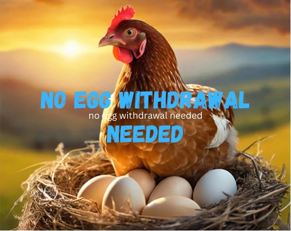 Farmalab Natural Dewormer Internal & External 100 Tabs Poultry NO Egg Withdrawal Needed - Vitamin for Poultry Rooster Hen Chicken Baby Chick