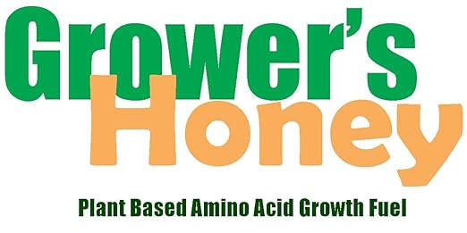 Grower’s Honey Plant Based Liquid Fertilizer - Organic Plant Food for Huge Vegetative Growth (1 Quart) - Liquid Fertilizer for Vegetables, Bigger Flowers and Jumbo Fruits